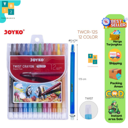 

Crayon Putar Joyko 12W - Rolling Joyko