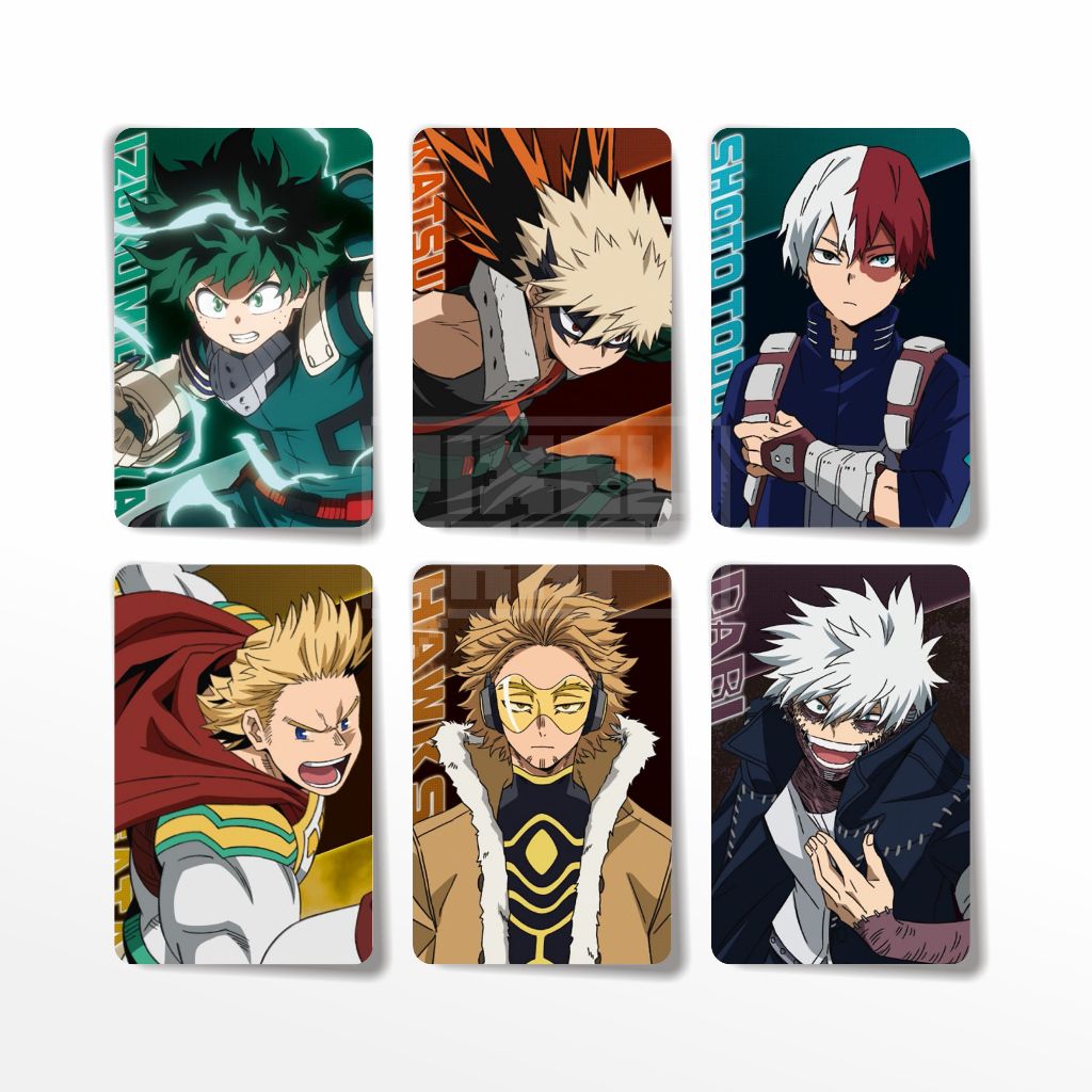 Photocard Karakter Anime BOKU NO HERO ACADEMIA/My Hero Academia (Total War Ver)