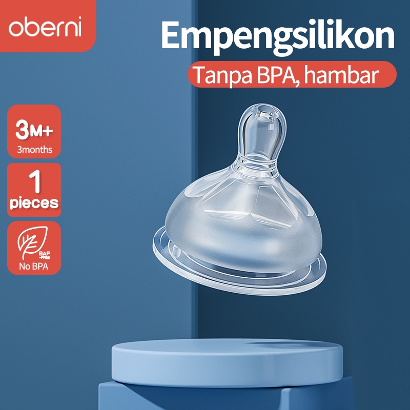 Oberni silikon lembut diameter puting lebar 5cm dot 0-3 3-6 6-12 bulan