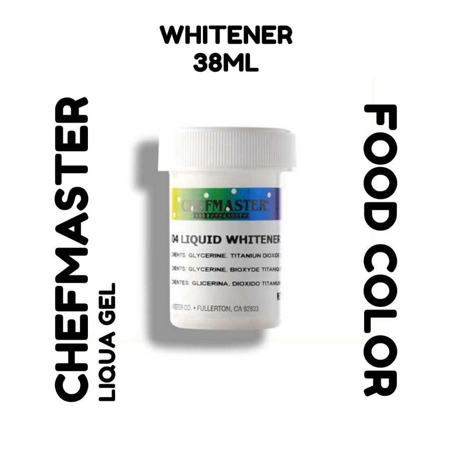 

Chefmaster LiquaGel White 38gr / Pewarna Makanan
