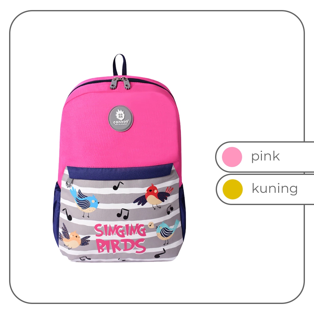 Cannon - Tas Ransel Anak Tas Sekolah Anak SD - Singing Birds 71685