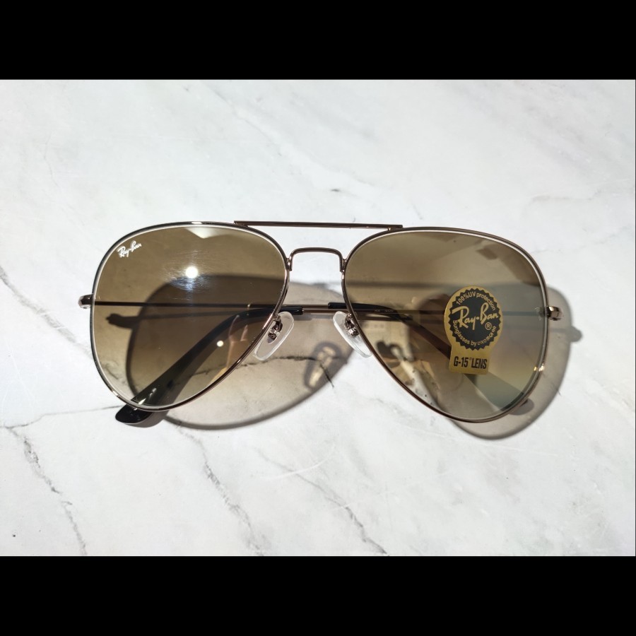 KACAMATA RAYBAN AVIATOR RB3026 COKLAT GRADASI ORIGINAL