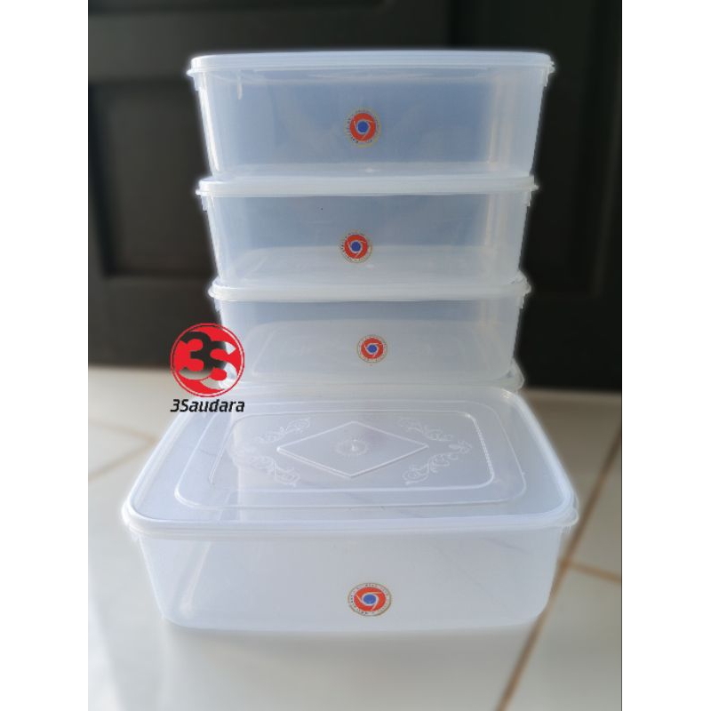 TOPLES TRANSPARAN SEGI 4 / TOPLES DONAT 3500ML