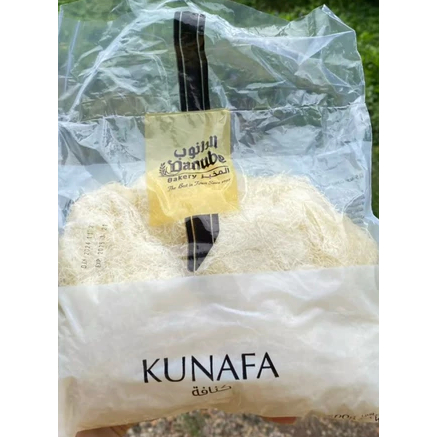 

BISA GOJEK!! Kunafa Danube / Kunafa arab / konafa pastry frozen / Kataifi / kadayif / Bahan Cokelat Dubai