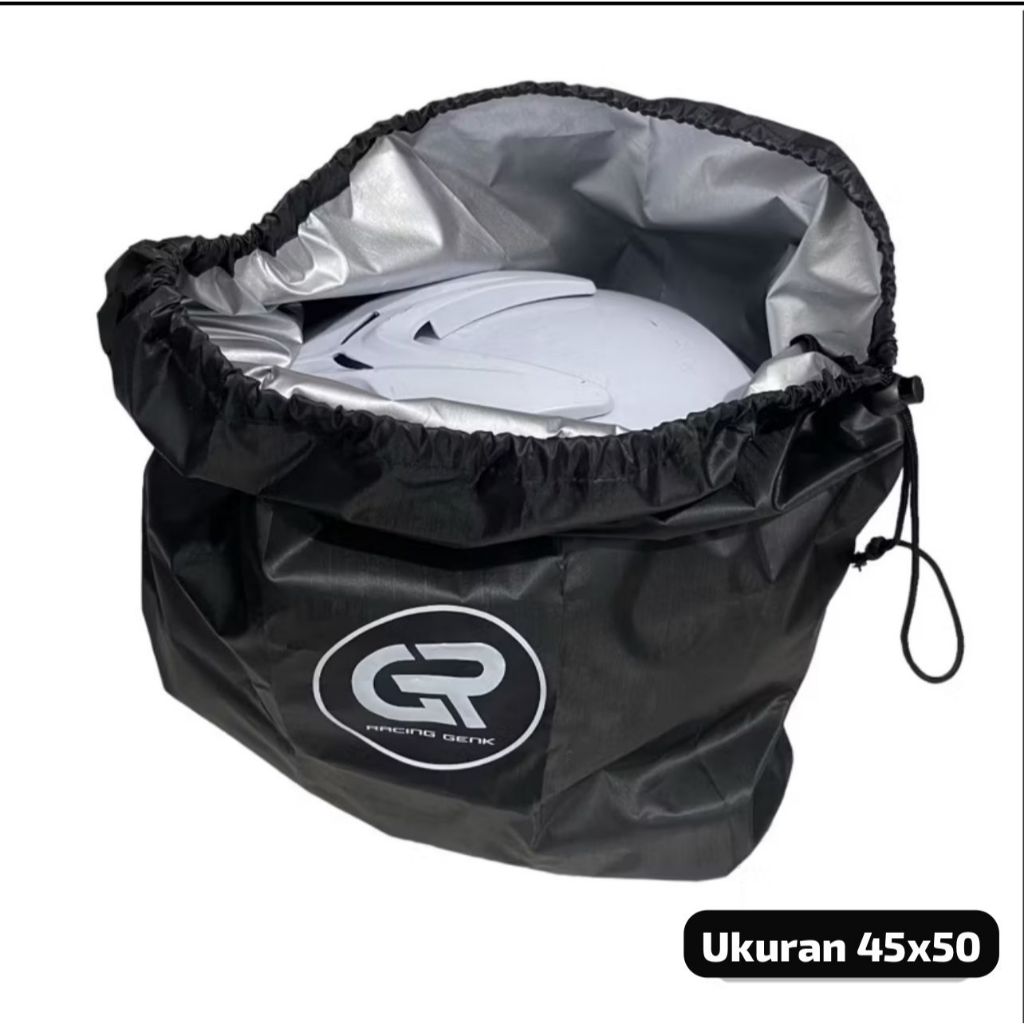 Nonthabury (RG) Termurah Sarung Helm TAHAN AIR / Pembungkus Bungkus Helm Anti Debu 45x50cm / sarung 