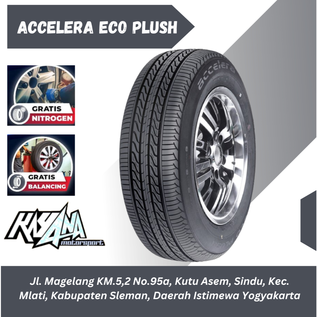 Ban Mobil 195/65 R15 Accelera Eco Plush Ring 15 - Ban Mobil Tubles Jogja