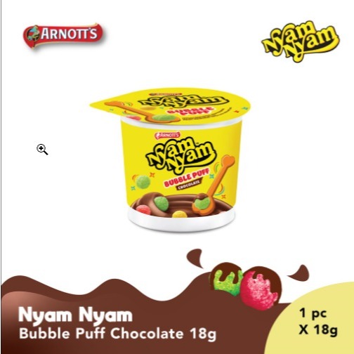 

Nyam-Nyam Bubble Puff Chocolate & Strawberry 18 gr