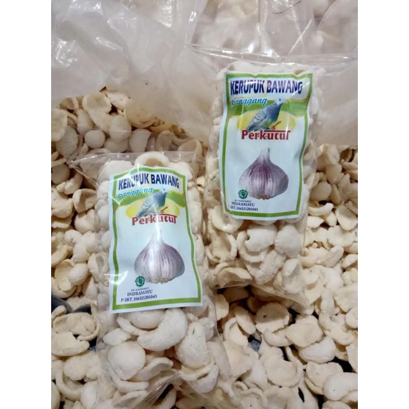 

Kerupuk bawang panggang