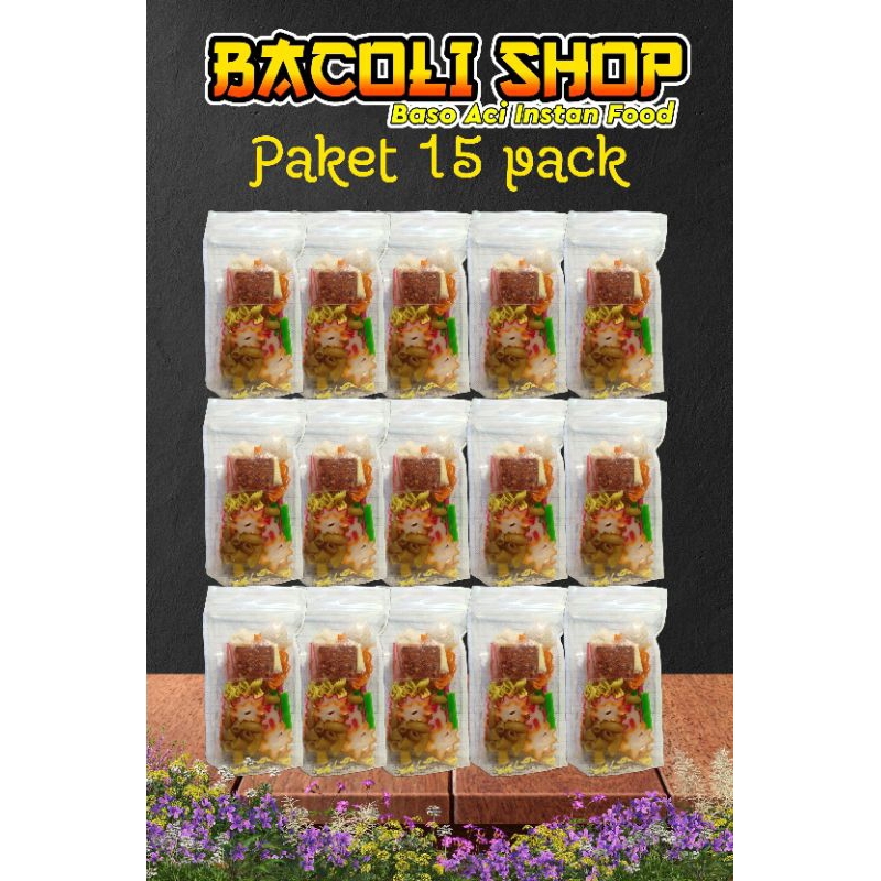 

Bacoli Shop Paket 15 bungkus seblak instan pedas seblak viral seblak siap saji seblak food