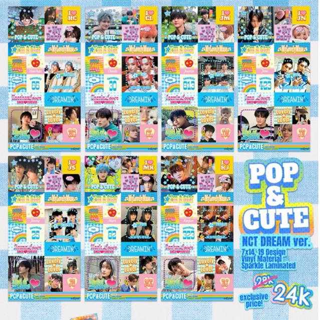 

sillyme! l POP&CUTE sticker sheet (NCT DREAM)