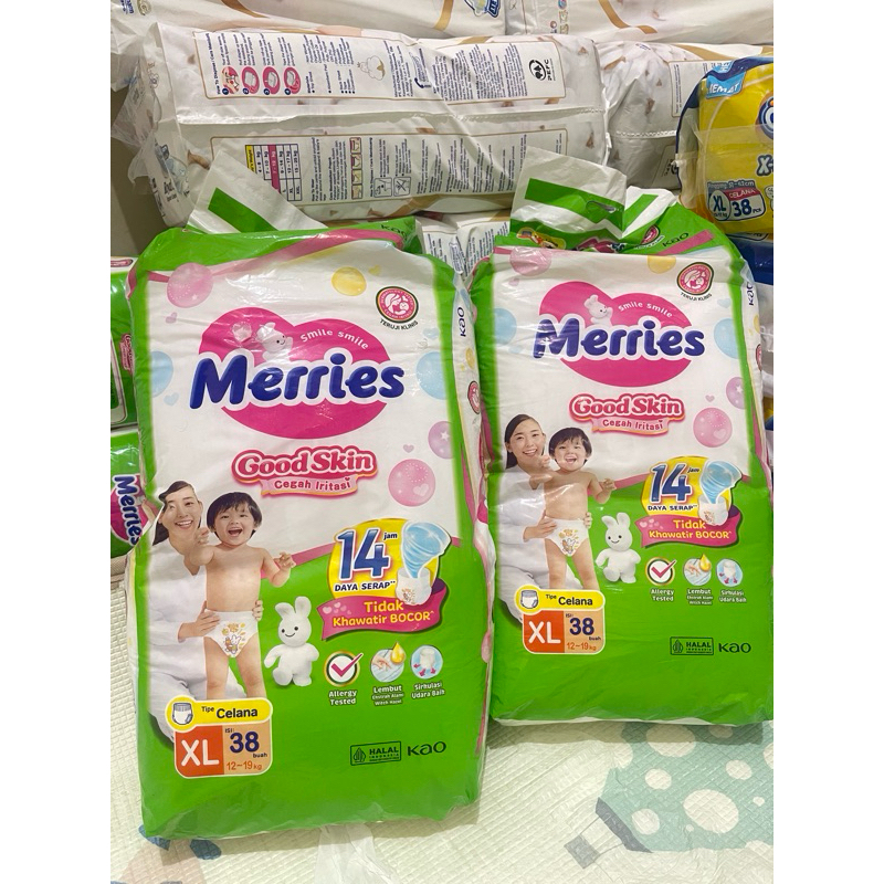 popok merries xl 38