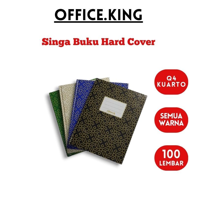 

Singa Buku Hard Cover Kuarto Buku Tulis Kwarto Akuntansi Q4