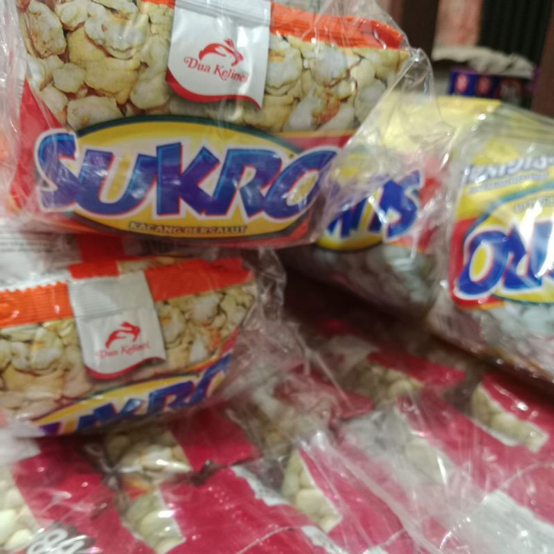 

[14 gram x 10] sukro kacang bersalut