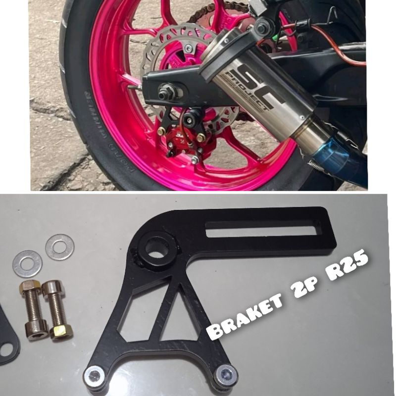 Braket 2P R25/MT25 brembo/ktc