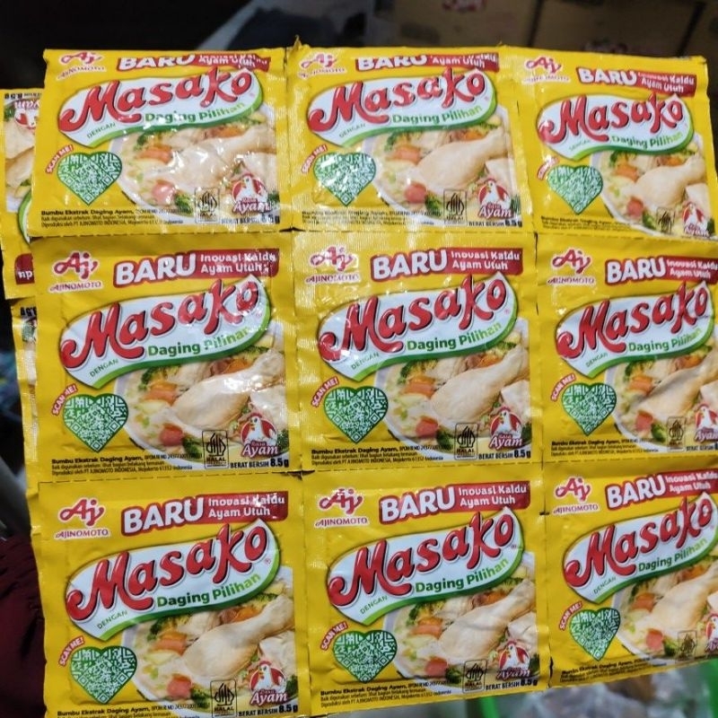 

(BISA COD) Masako (2renteng) =24pcs Kaldu ayam 8,5gr