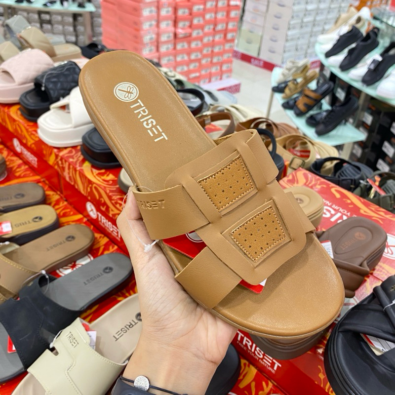 Triset sandal teplek selop wanita
