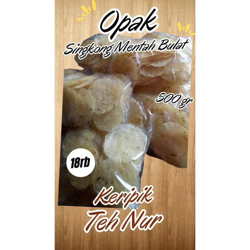 

OPAK SINGKONG/KICIMPRING MENTAH BULAT 500GR