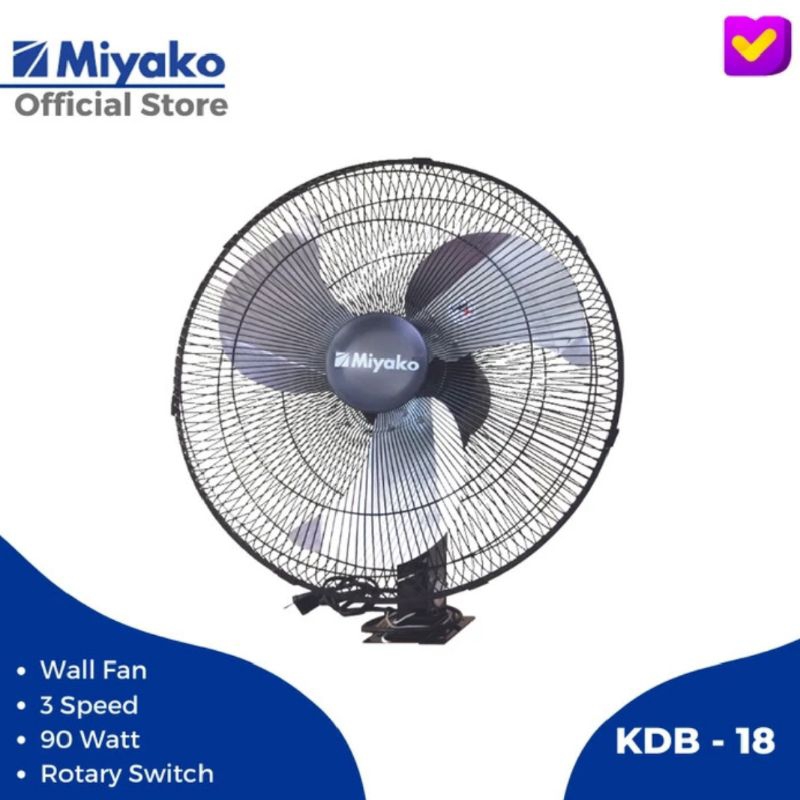 Kipas Angin Dinding miyako KDB-18 / wall fan miyako kdb 18 kdb18