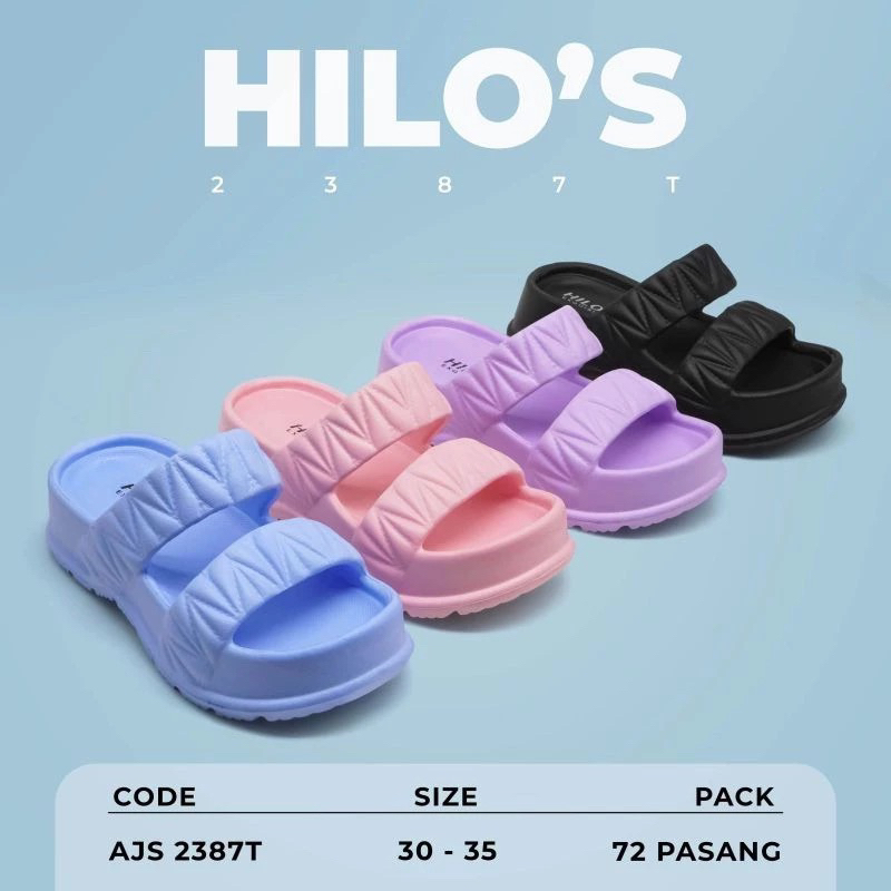 HILO'S Sandal Anak Wanita Sandal Slop Anak Perempuan Sandal Fashion Wanita