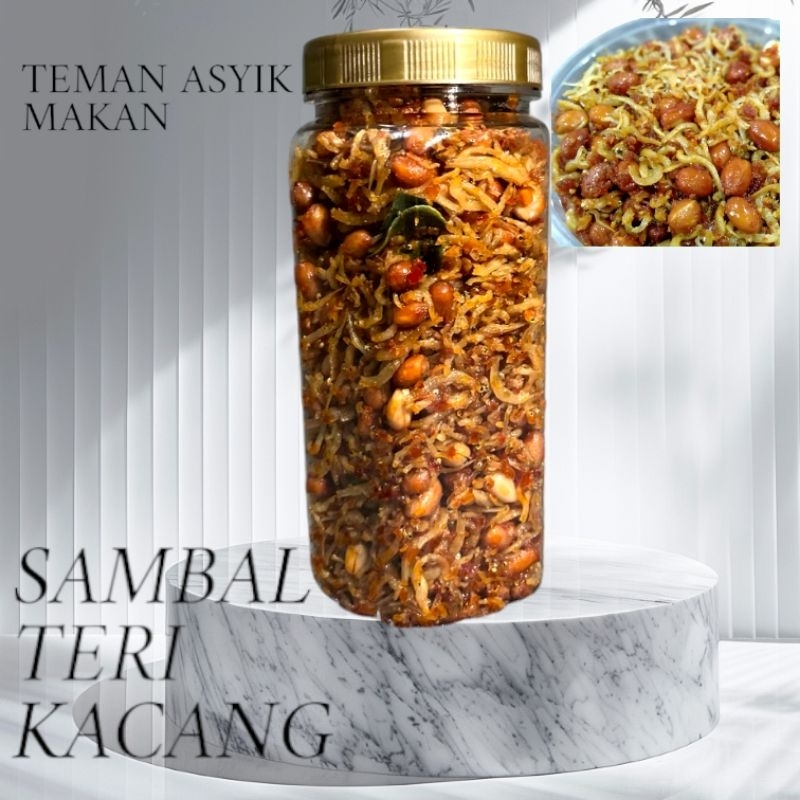 

Sambal teri kacang (Teri medan) TERMURAH RASA JUARA