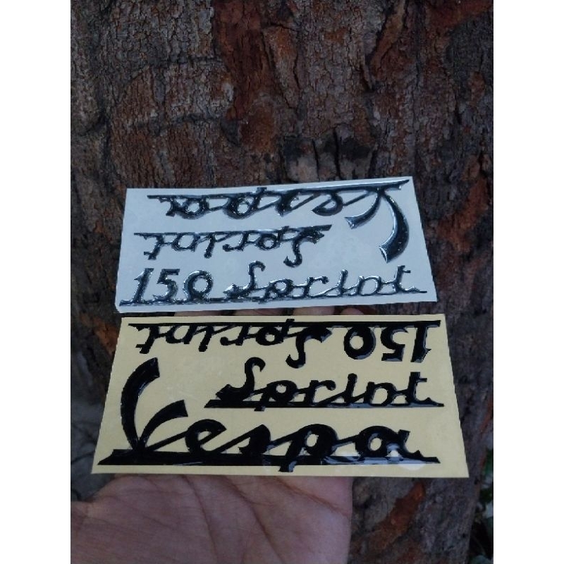 Stiker Vespa Resin Vespa sprint Super set