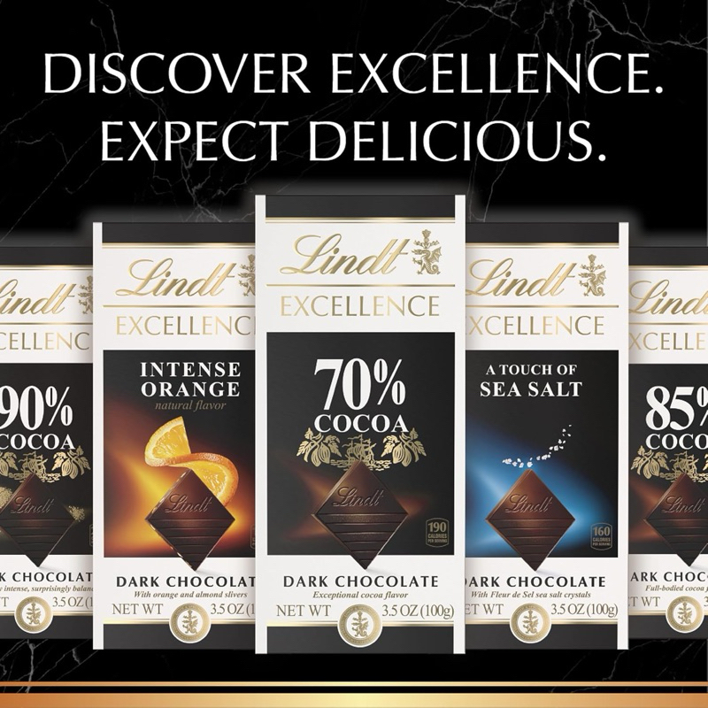 

PROMO Lindt Excellence Chocolate Extra Creamy Sea Salt Dark 78% Cocoa 100gr Coklat