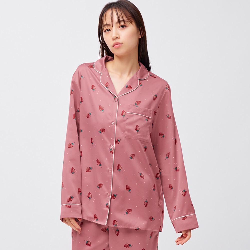 GU Uniqlo Strawberry Satin Pajamas