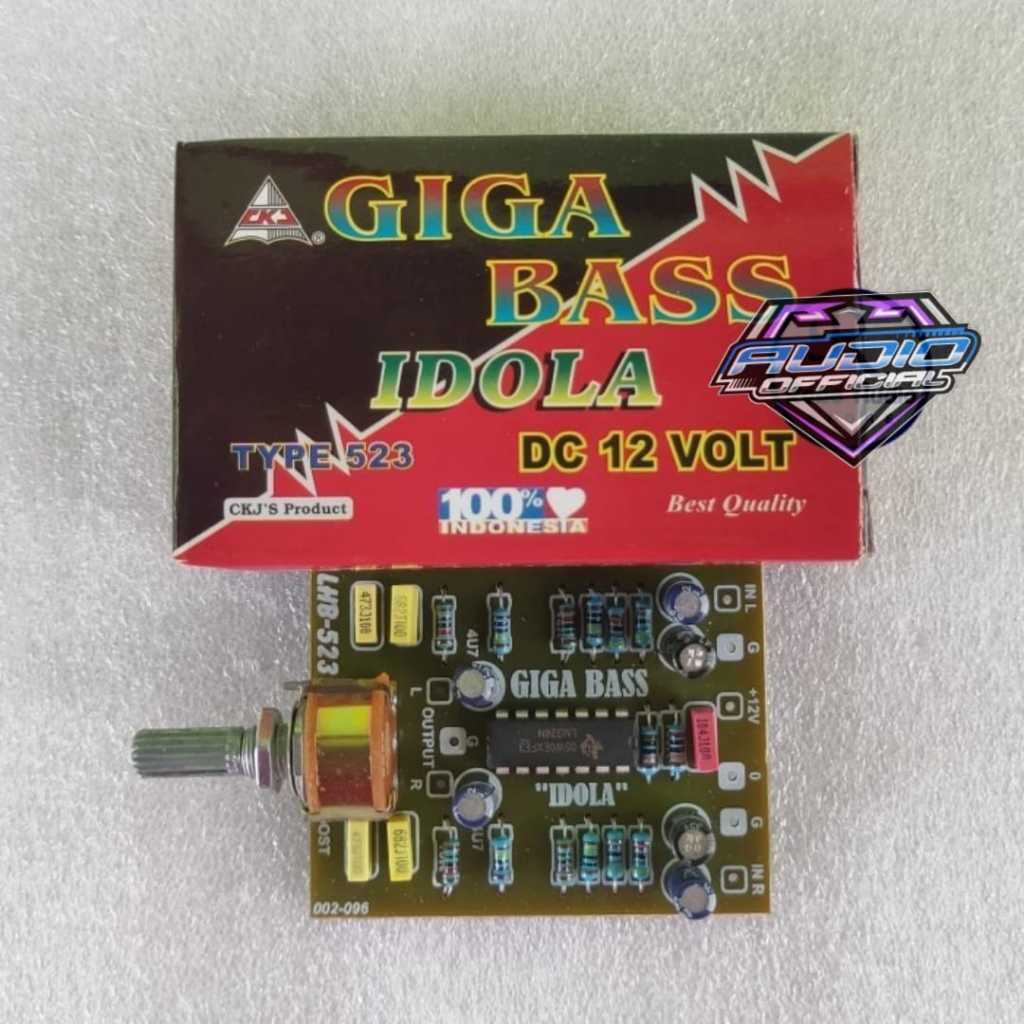Kit Giga Bass IDOLA 12V CKJ 523 / Penambah Bas Original