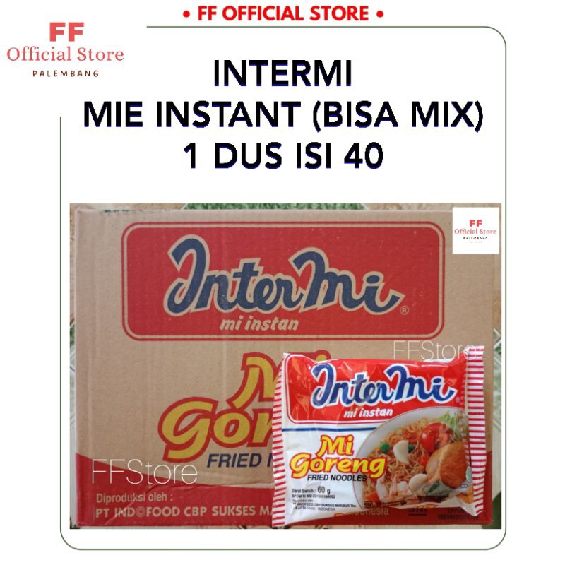 

(WH) INTERMI Goreng Mie Instant 1 Dus isi 40 Bks