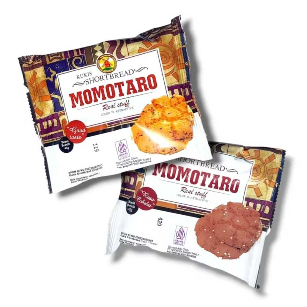 

Momotaro Kue Kering Kukis Shortbeard 45gr(dus)