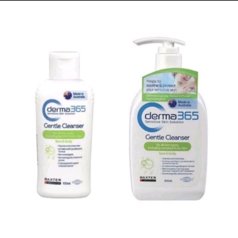 [BARU ORIGINAL EXP 2027] Derma 365 Gentle Cleanser 1000ml 100ml 1 Liter