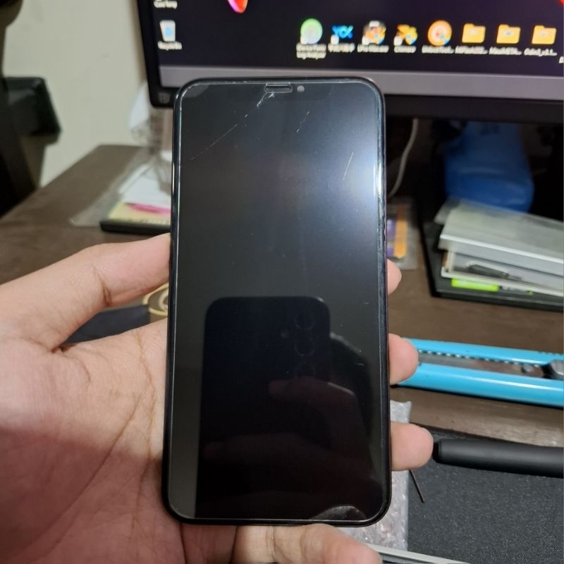 lcd iphone XR copotan original 100% cek deskripsi