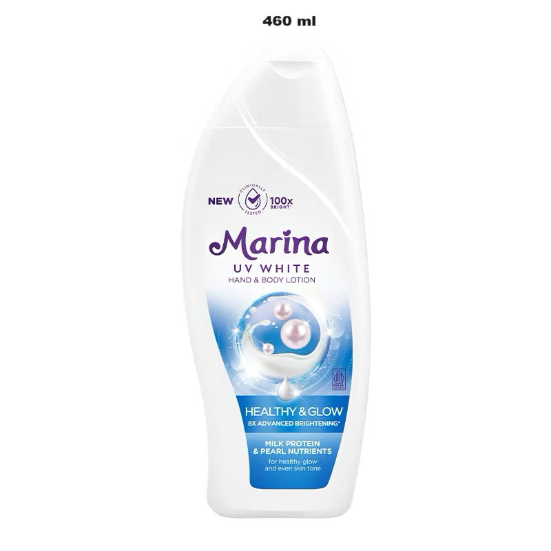 [Jumbo] Marina Healthy Glow Lotion Marina Biru 460ml BPOM