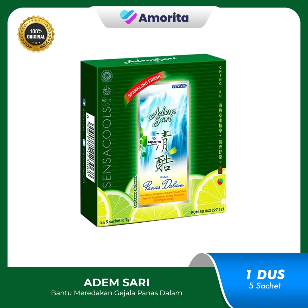 

Adem Sari Dus 5 Sachet - Meredakan Gejala Panas Dalam