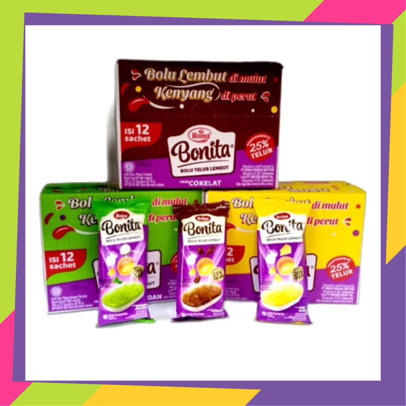 

BONITA KUE TERMURAH ISI 12 SACHET