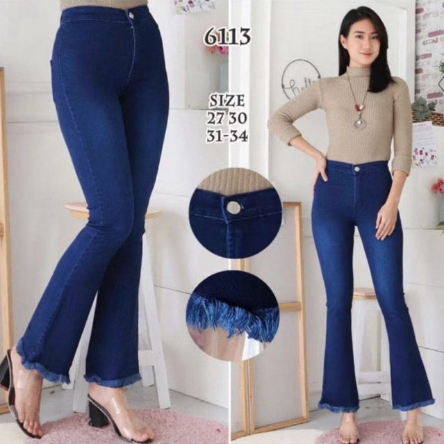HW CUTBRAY JEANS RAWIS / HIGHWAIST CUTBRAY RAWIS STRETCH
