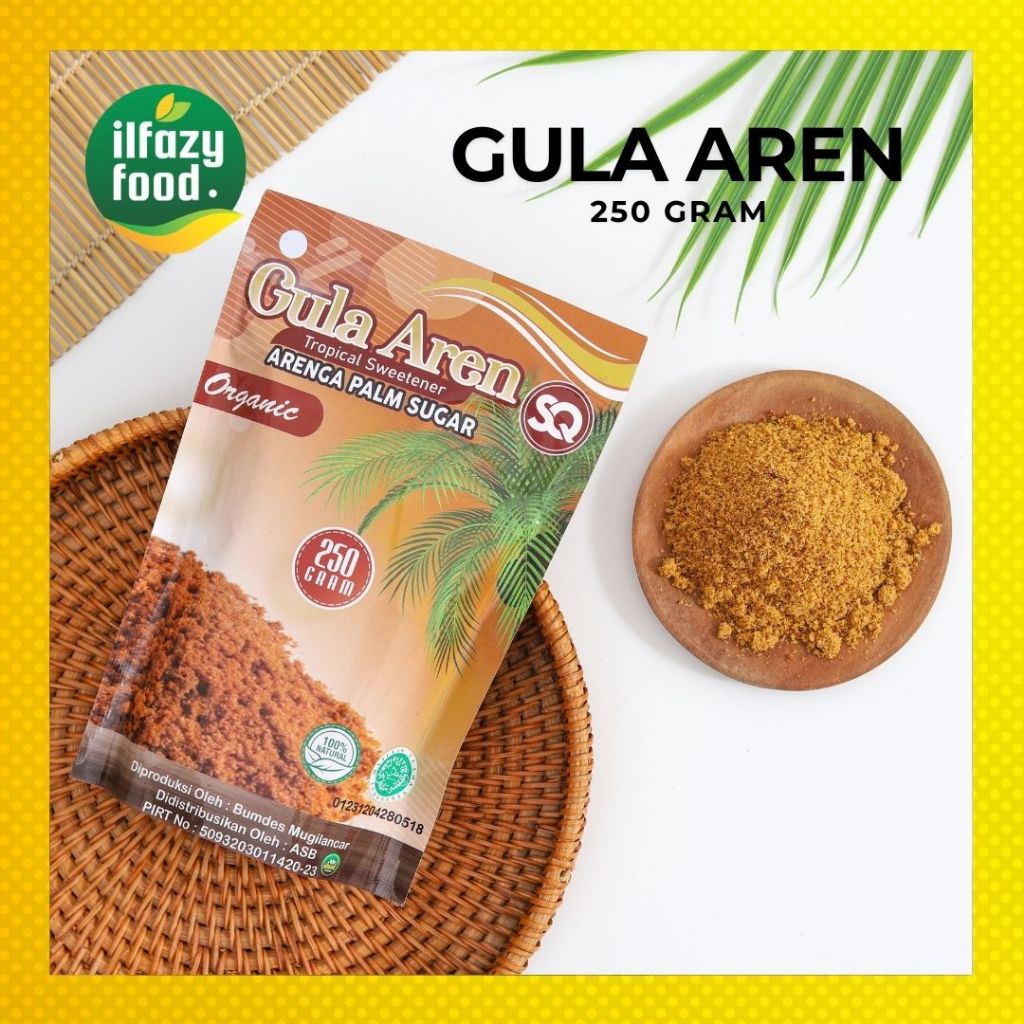 

ILFAZY FOOD Gula Aren Semut Organik Murni 250 gram