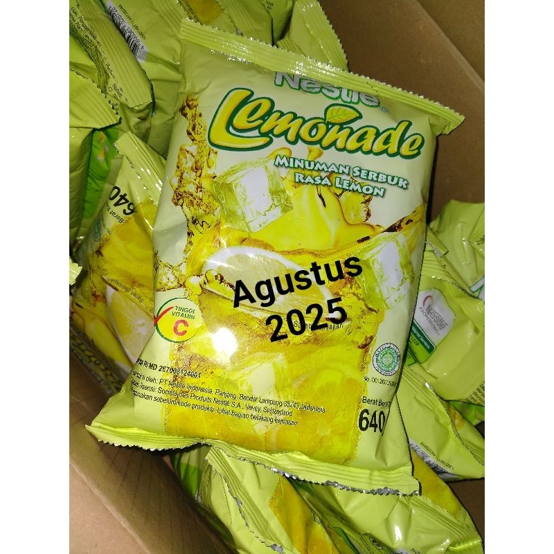 

Lemonade Nestle bubuk minuman rasa lemon 640 gram