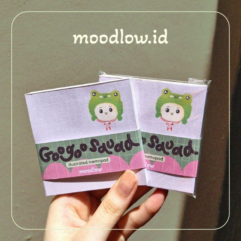 

[MOODLO.ID] Googoo Squad Memo Pad | Kertas Catatan | Memo Pad Grid | Memo Estetik | Sticky Notes