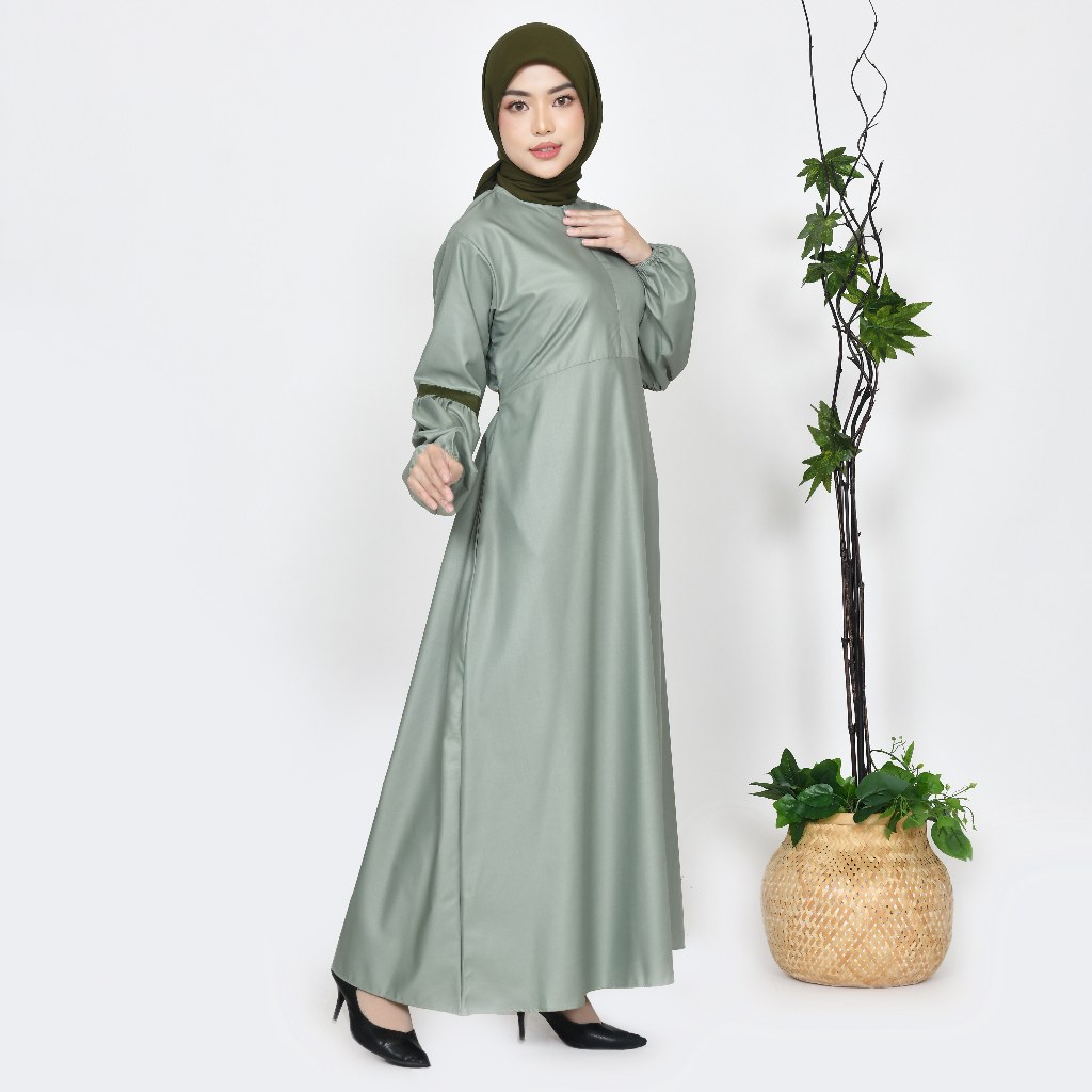 Baju Couple Sarimbit Keluarga Warna Hijau Sage green variasi army