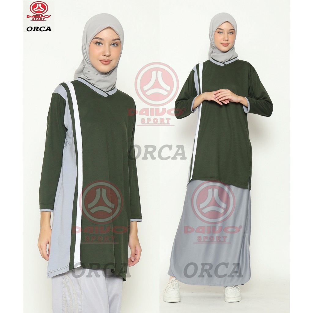 TERMURAH Setelan Baju Senam Muslimah Rok Celana / Model Celana Rok Muslimah Setelan Baju Olahraga