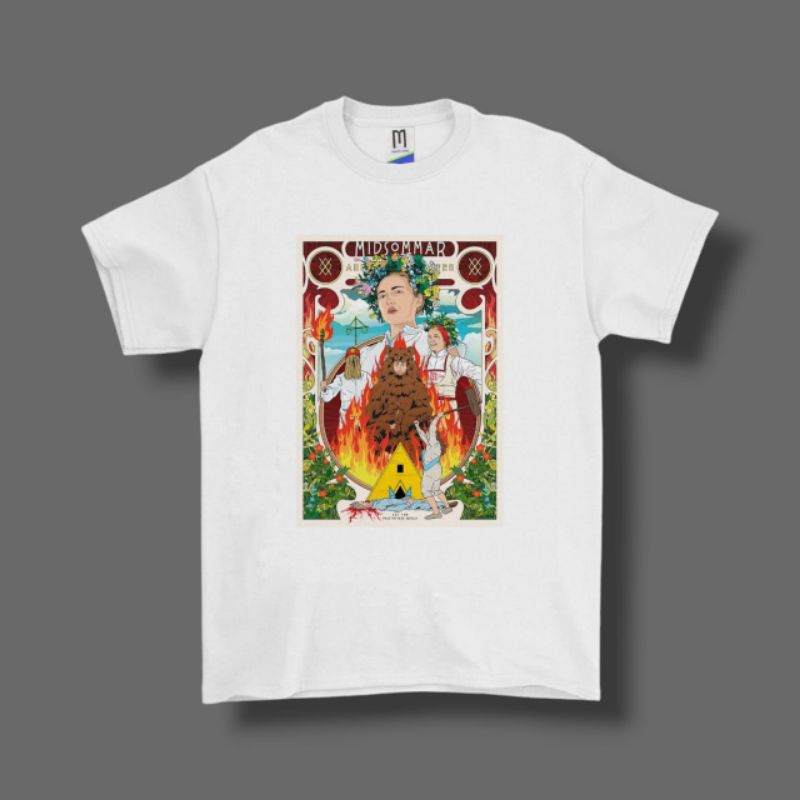 KAOS TSHIRT MIDSOMMAR WHITE ORIGINAL