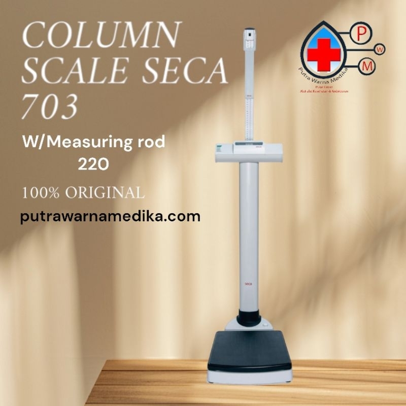 SECA Digital Column Scale Seca 703 & Measuring Rod Seca 220