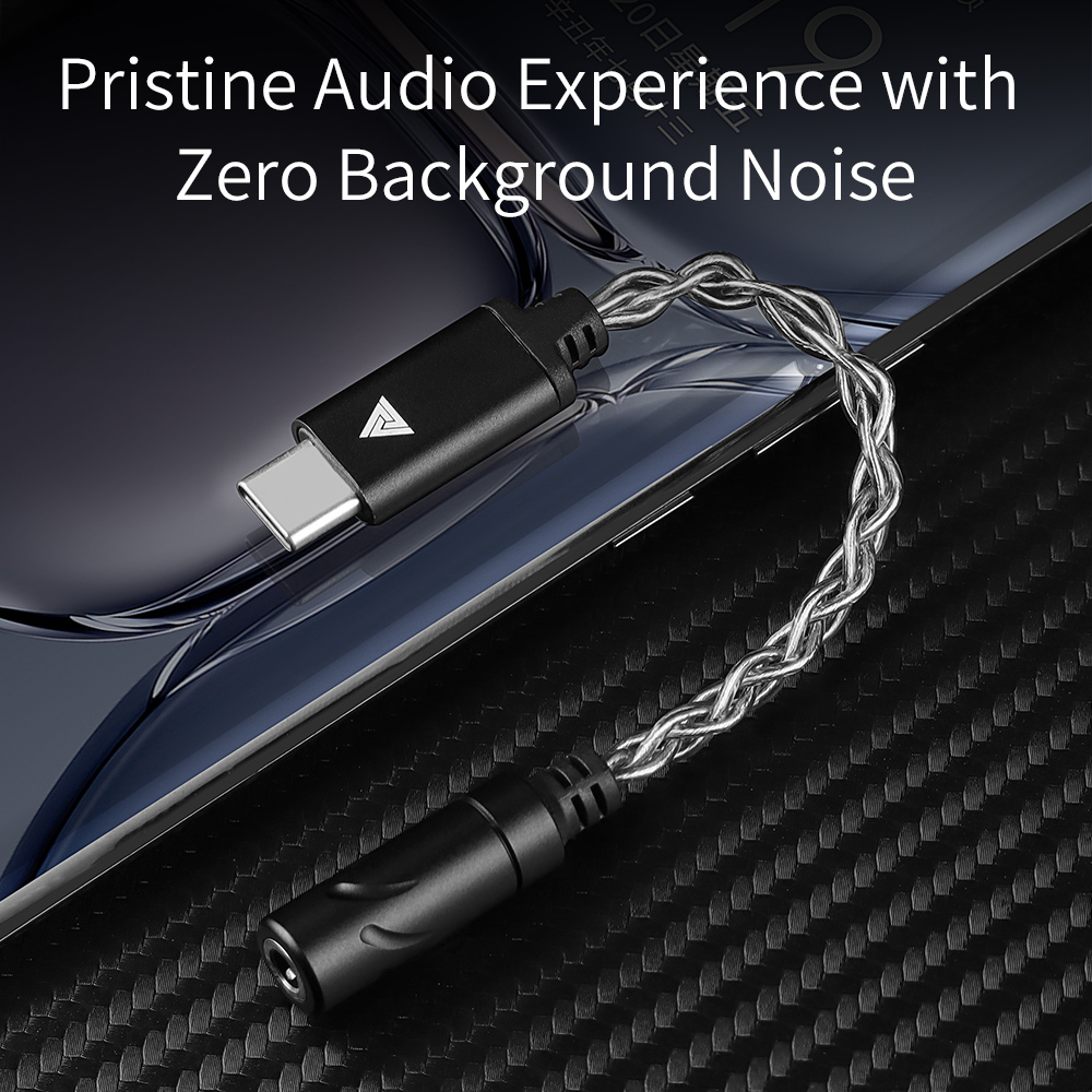 QKZ TC MAX Portable Amplifier DAC Type C to 3.5mm Jack Adaptor