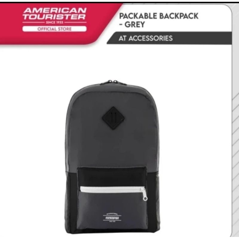 TAS AMERICAN TOURISTER TRAVEL ACCESSORIES PACKABLE BACKPACK -
