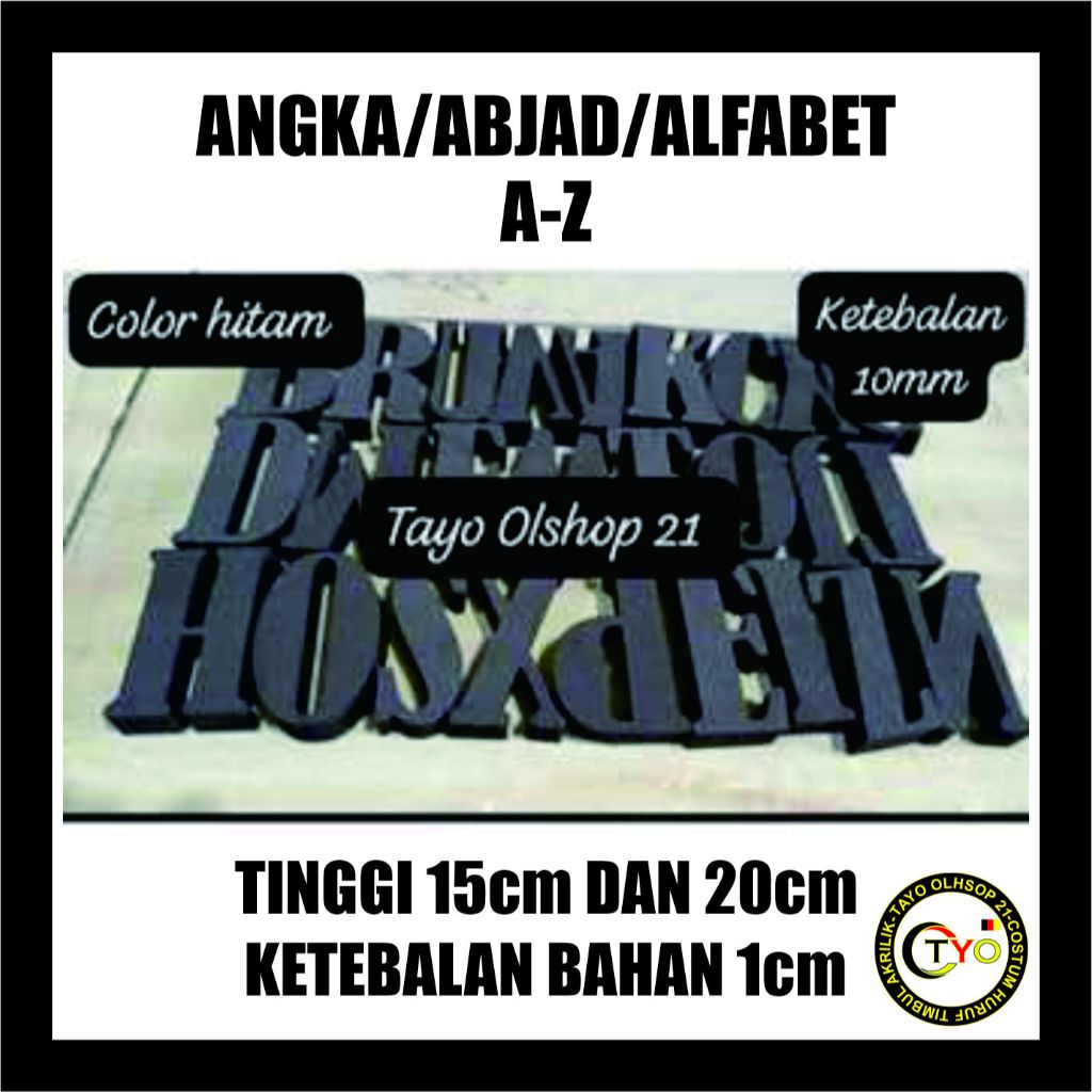 

Abjad Spons Ati Spon Papan Bunga Abjad Huruf A-Z tggi 15 cm dan 20 cm Huruf Alfabet