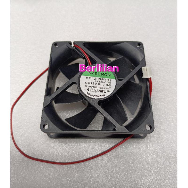 Fan Sunon 8CM DC 12V Tebal Jual per/5pcs
