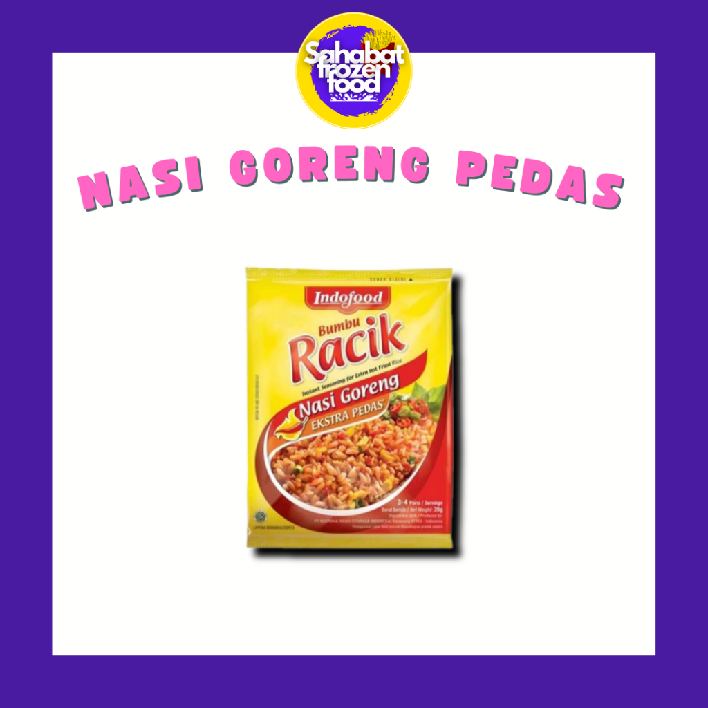 

Racik Bumbu Instan Nasi Goreng Extra Pedas
