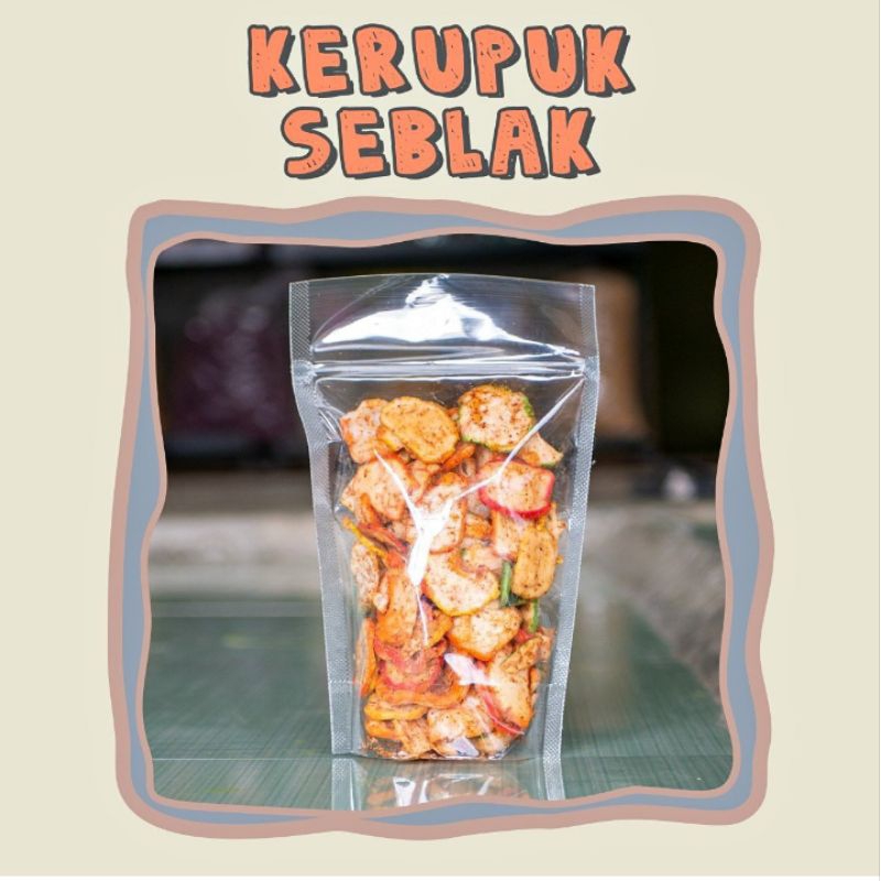 

krupuk seblak cemilan makan