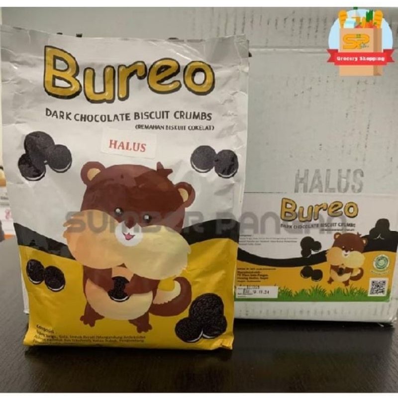 

BUREO Dark Crumbs Biscuit 1kg / dus